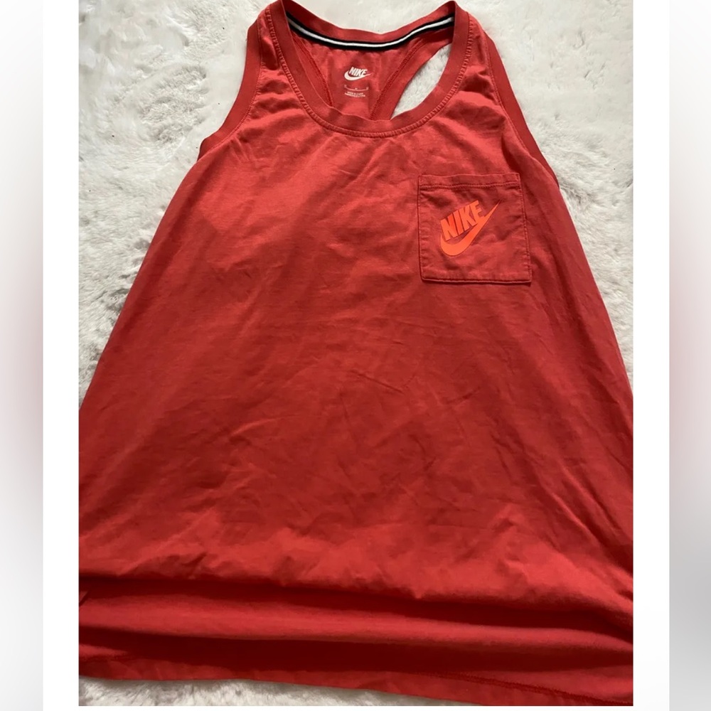 Nike Red A-Line Maxi Skirt for Casual Wear